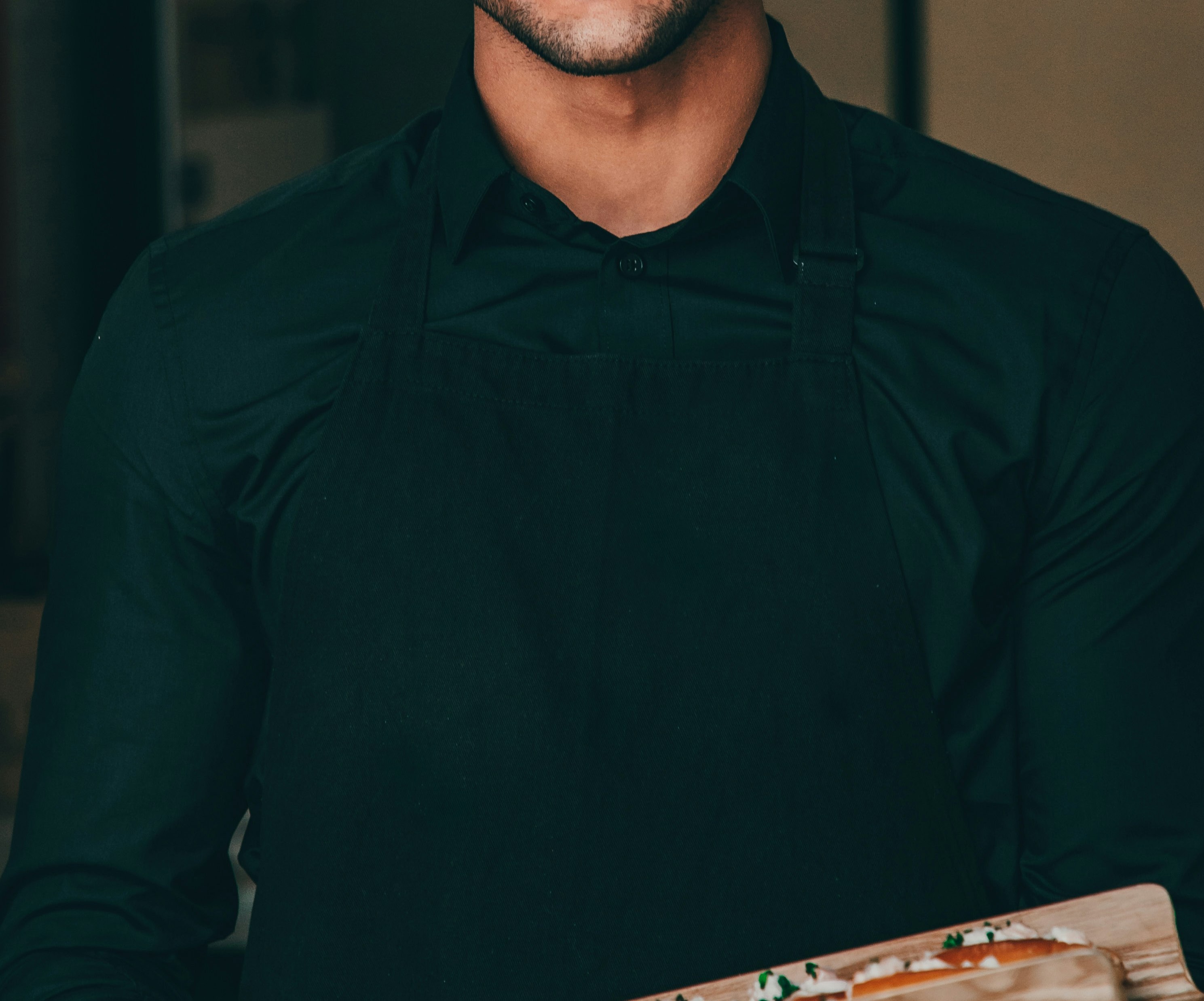 Hospitality uniform close-up