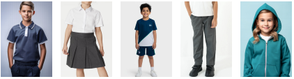 School uniform range strip